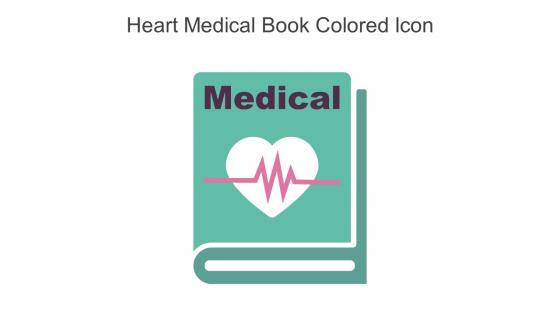 Heart Medical Book Colored Icon In Powerpoint Pptx Png And Editable Eps Format