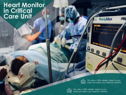 Heart monitor in critical care unit