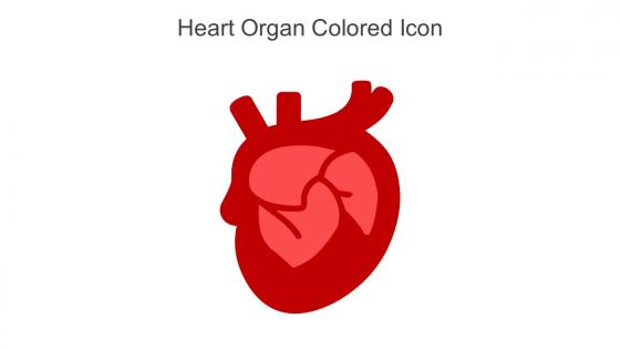 Heart Organ Colored Icon In Powerpoint Pptx Png And Editable Eps Format