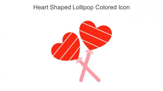Heart Shaped Lollipop Colored Icon In Powerpoint Pptx Png And Editable Eps Format