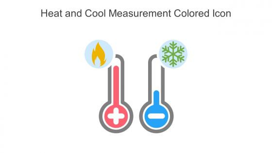 Heat And Cool Measurement Colored Icon In Powerpoint Pptx Png And Editable Eps Format