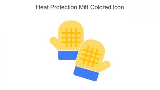 Heat Protection Mitt Colored Icon In Powerpoint Pptx Png And Editable Eps Format