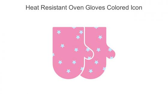 Heat Resistant Oven Gloves Colored Icon In Powerpoint Pptx Png And Editable Eps Format
