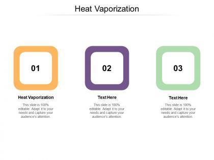 Heat vaporization ppt powerpoint presentation pictures infographics cpb