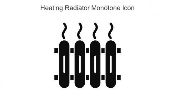 Heating Radiator Monotone Icon In Powerpoint Pptx Png And Editable Eps Format