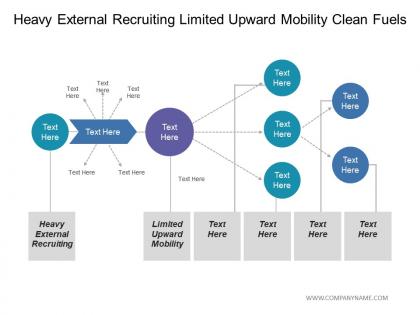 Heavy external recruiting limited upward mobility clean fuels