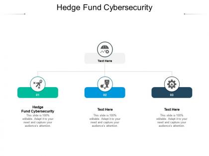 Hedge fund cybersecurity ppt powerpoint presentation icon ideas cpb