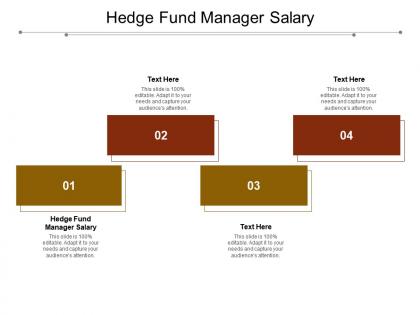 Hedge fund manager salary ppt powerpoint presentation slides slideshow cpb