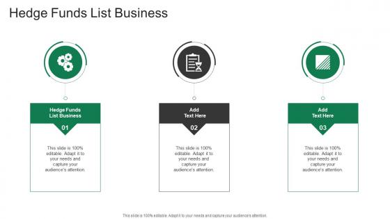 Hedge Funds List Business In Powerpoint And Google Slides Cpb