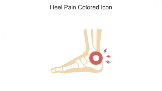 Heel Pain Colored Icon In Powerpoint Pptx Png And Editable Eps Format