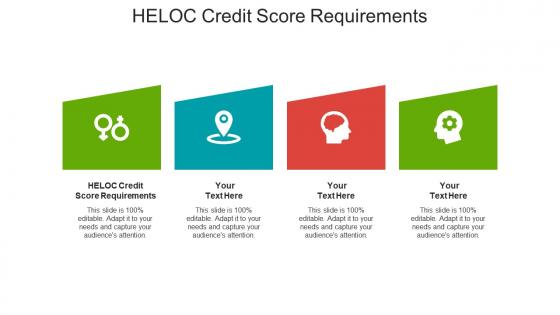 Heloc credit score requirements ppt powerpoint presentation portfolio guidelines cpb
