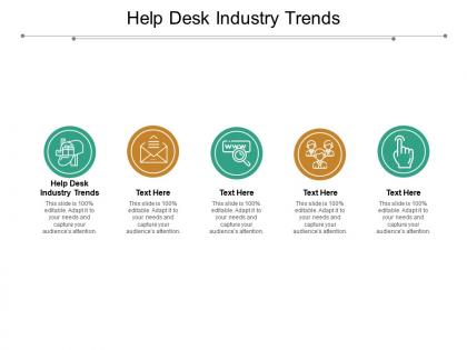 Help desk industry trends ppt powerpoint presentation layouts slide download cpb