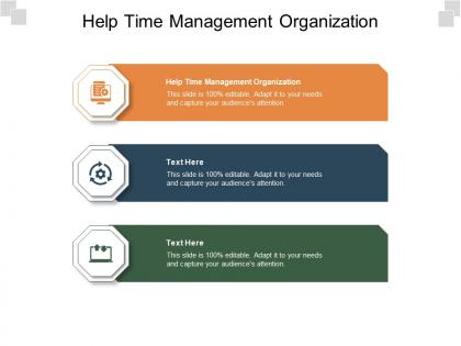 Help time management organization ppt powerpoint presentation styles picture cpb