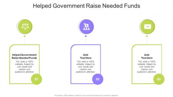 Helped Government Raise Needed Funds In Powerpoint And Google Slides Cpb