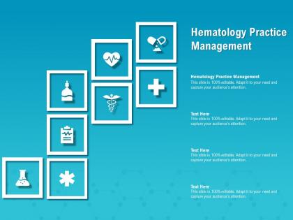 Hematology practice management ppt powerpoint presentation ideas graphics