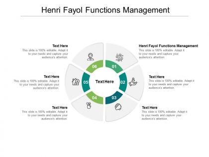 Henri fayol functions management ppt powerpoint presentation background cpb