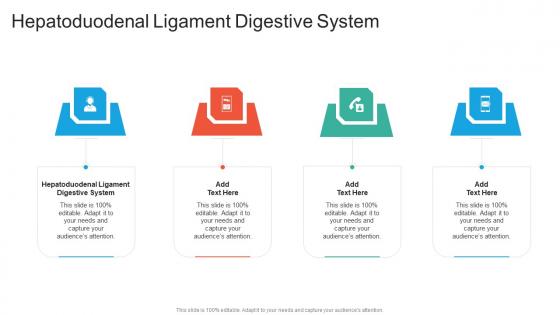Hepatoduodenal Ligament Digestive System In Powerpoint And Google Slides Cpb