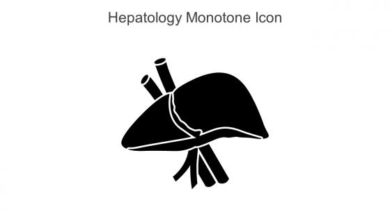 Hepatology Monotone Icon In Powerpoint Pptx Png And Editable Eps Format