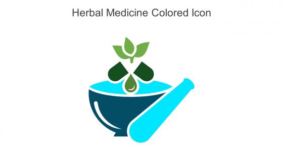 Herbal Medicine Colored Icon In Powerpoint Pptx Png And Editable Eps Format