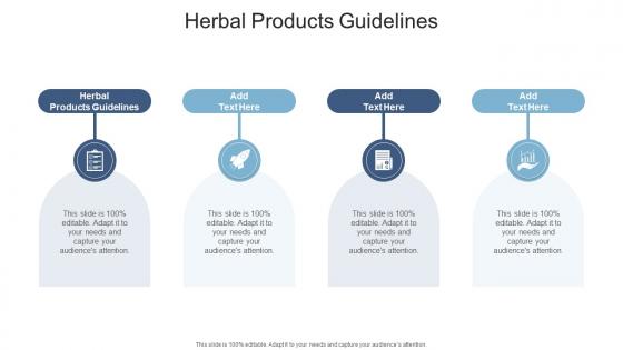 Herbal Products Guidelines In Powerpoint And Google Slides Cpb