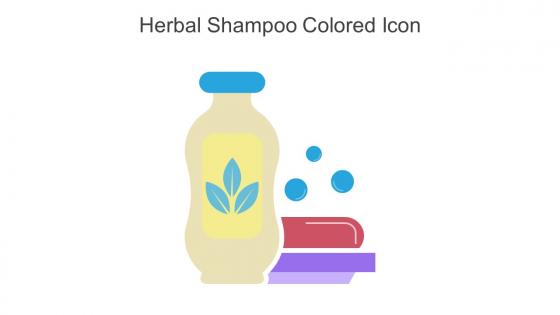 Herbal Shampoo Colored Icon In Powerpoint Pptx Png And Editable Eps Format