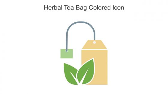 Herbal Tea Bag Colored Icon In Powerpoint Pptx Png And Editable Eps Format