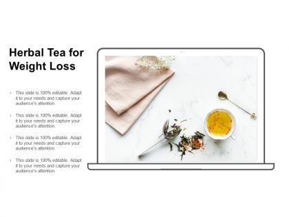 Herbal tea for weight loss
