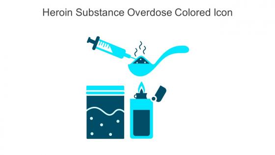 Heroin Substance Overdose Colored Icon In Powerpoint Pptx Png And Editable Eps Format