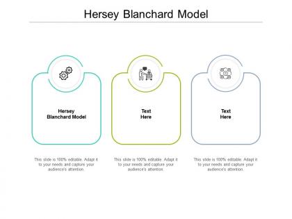 Hersey blanchard model ppt powerpoint presentation visual aids summary cpb