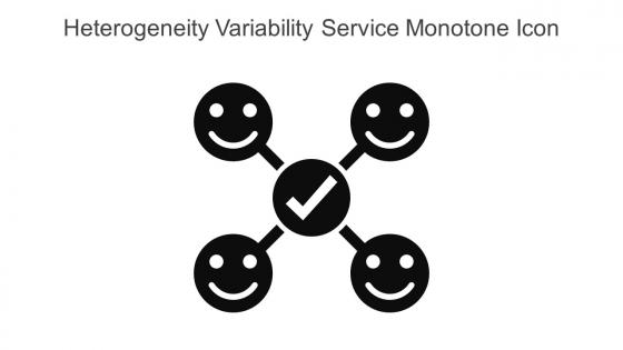 Heterogeneity Variability Service Monotone Icon In Powerpoint Pptx Png And Editable Eps Format
