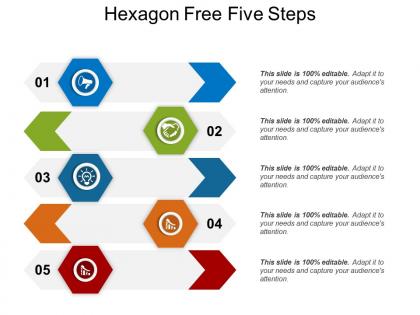 Hexagon free five steps