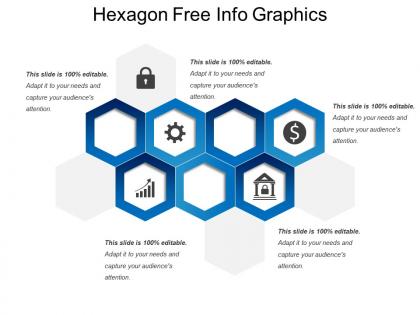Hexagon free info graphics