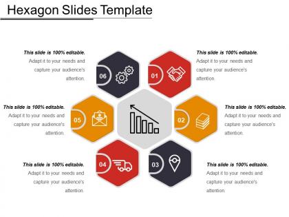 Hexagon slides template ppt example 2018