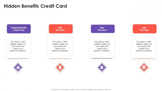 Hidden Benefits Credit Card In Powerpoint And Google Slides Cpb