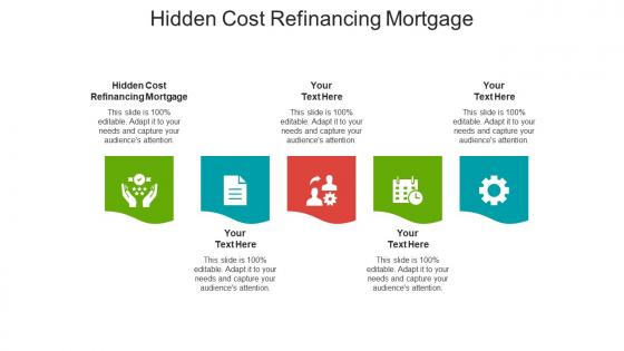 Hidden cost refinancing mortgage ppt powerpoint presentation styles example introduction cpb