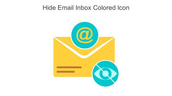 Hide Email Inbox Colored Icon In Powerpoint Pptx Png And Editable Eps Format