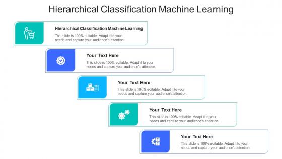 Hierarchical classification machine learning ppt powerpoint presentation ideas graphic tips cpb
