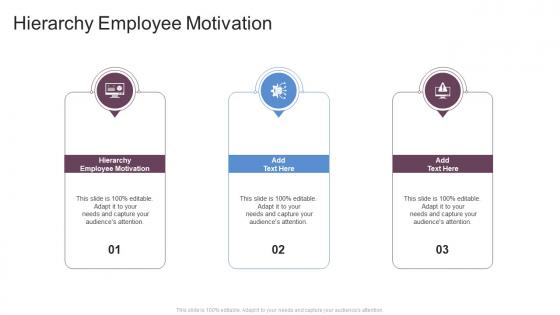 Hierarchy Employee Motivation In Powerpoint And Google Slides Cpb
