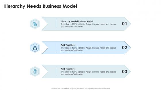 Hierarchy Needs Business Model In Powerpoint And Google Slides Cpb
