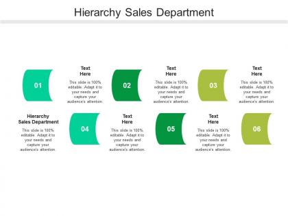 Hierarchy sales department ppt powerpoint presentation outline design templates cpb