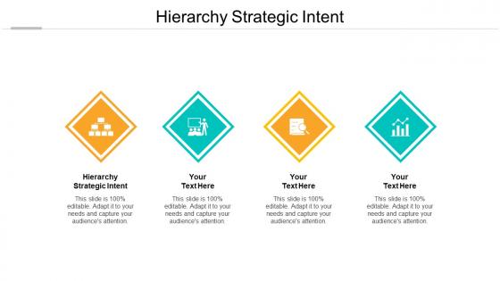 Hierarchy strategic intent ppt powerpoint presentation file formats cpb