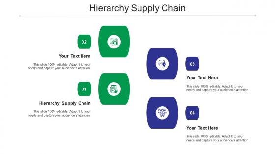 Hierarchy supply chain ppt powerpoint presentation show smartart cpb