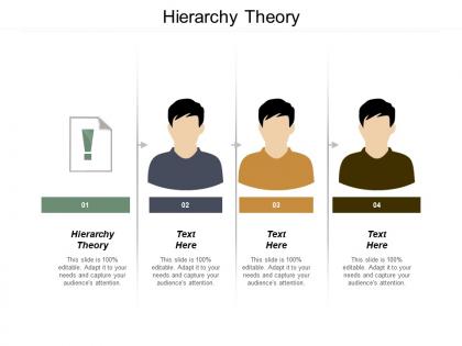 Hierarchy theory ppt powerpoint presentation file master slide cpb