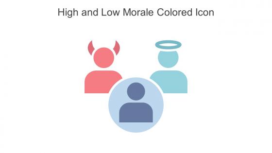 High And Low Morale Colored Icon In Powerpoint Pptx Png And Editable Eps Format