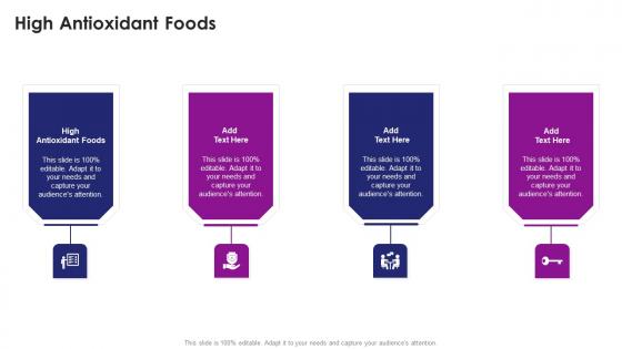 High Antioxidant Foods In Powerpoint And Google Slides Cpb