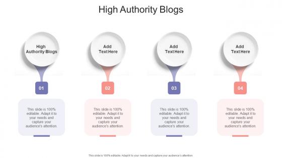 High Authority Blogs In Powerpoint And Google Slides Cpb