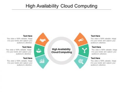 High availability cloud computing ppt powerpoint presentation portfolio grid cpb