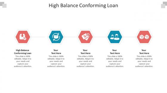 High balance conforming loan ppt powerpoint presentation portfolio templates cpb