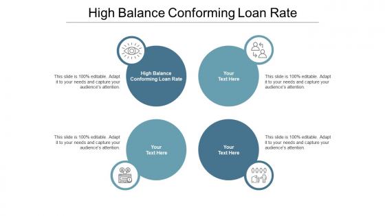 High balance conforming loan rate ppt powerpoint presentation inspiration aids cpb