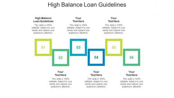 High balance loan guidelines ppt powerpoint presentation infographic template introduction cpb